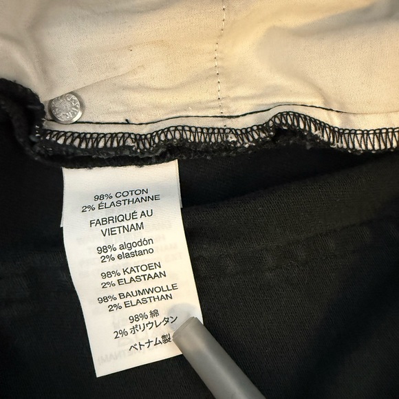 Vuori Benton Stretch Twill Pants Men’s Size 32X32 Black Cotton Performance V468 - Picture 7 of 10